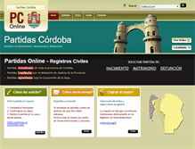 Tablet Screenshot of partidascordoba.com.ar